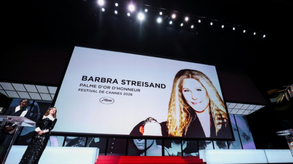Barbra Streisand beim Festival von Cannes mit Ehrenpalme ausgezeichnet