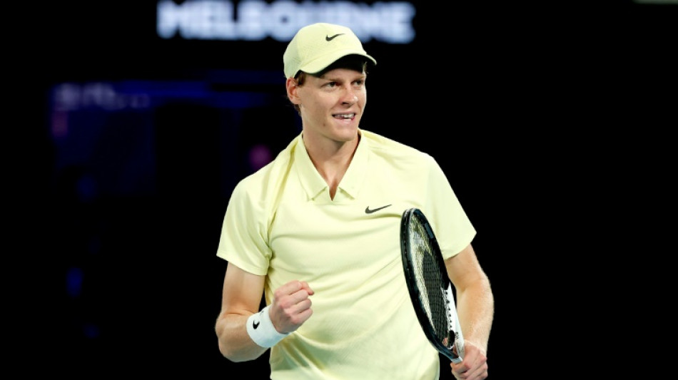 Open d'Australie: Sinner rejoint Zverev en finale et visera le doubl&eacute; &agrave; Melbourne