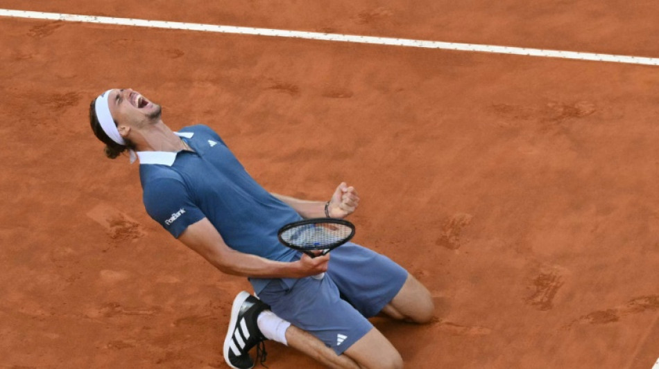 Rome: deux ans apr&egrave;s, Zverev tourne la page de sa grave blessure de Roland-Garros