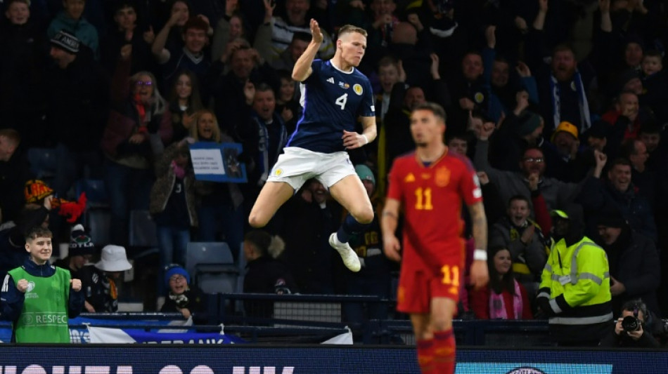 McTominay double sees Scotland stun Spain in Euro 2024 qualifier