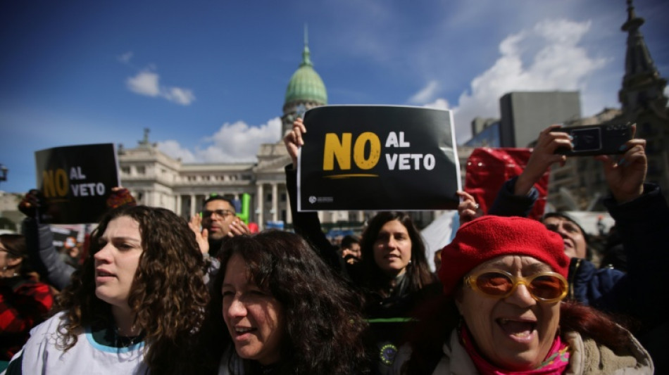 Argentine Congress overturns Milei veto on disability funds