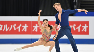 Chock, Bates lead ice dance at world figure skating worlds