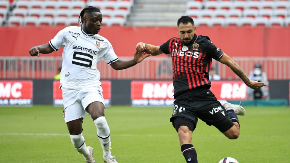 Ligue 1: Nice surprend Rennes, qui tr&eacute;buche dans la course &agrave; l'Europe