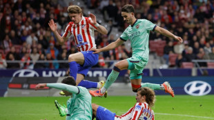 Griezmann double earns Atletico battling win over Levante