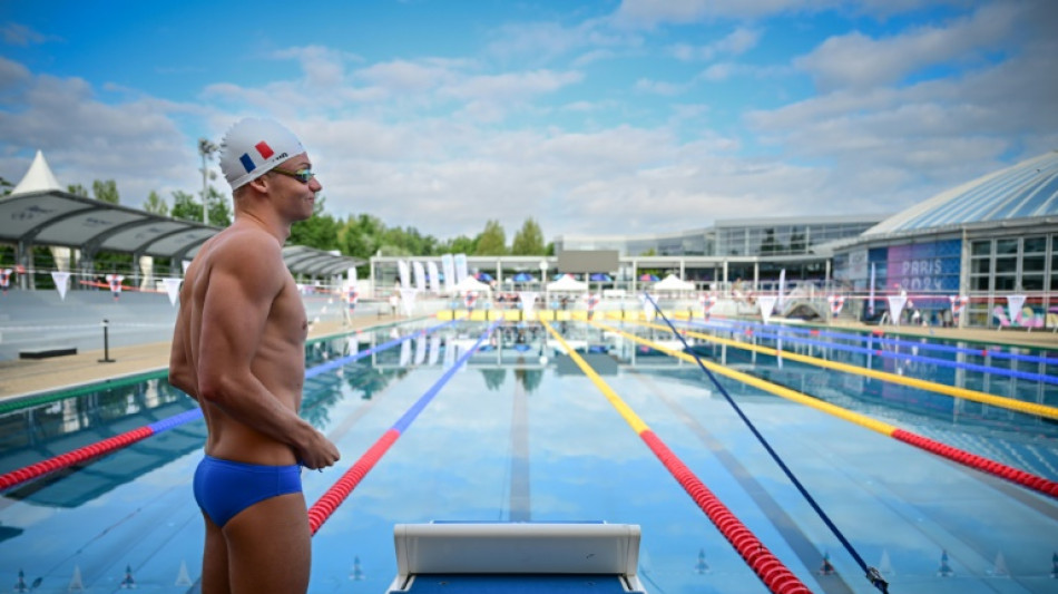 Natation: L&eacute;on Marchand se dit galvanis&eacute; par son statut de favori aux Jeux