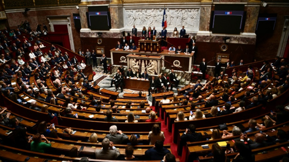 Les dix groupes de l'Assembl&eacute;e nationale, dont sept d'opposition