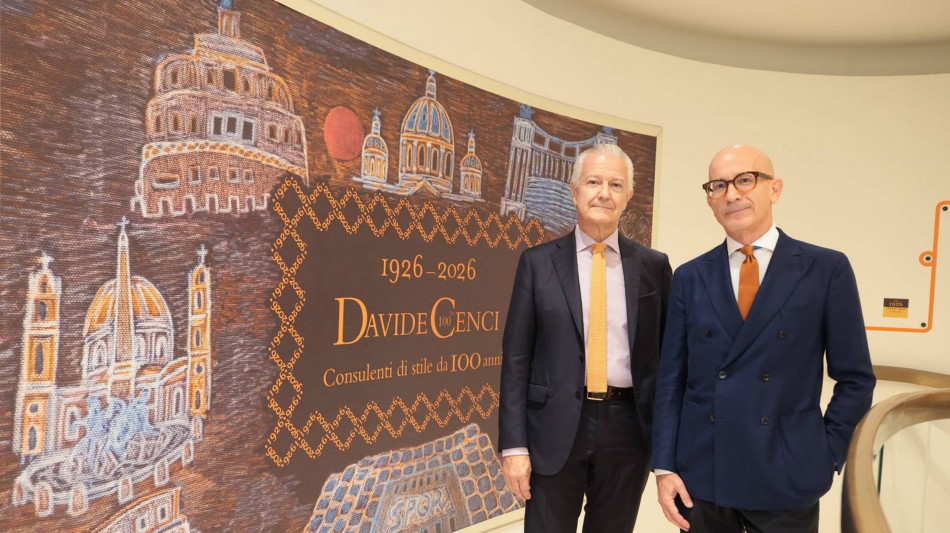 Davide Cenci festeggia 100 anni di alta sartoria