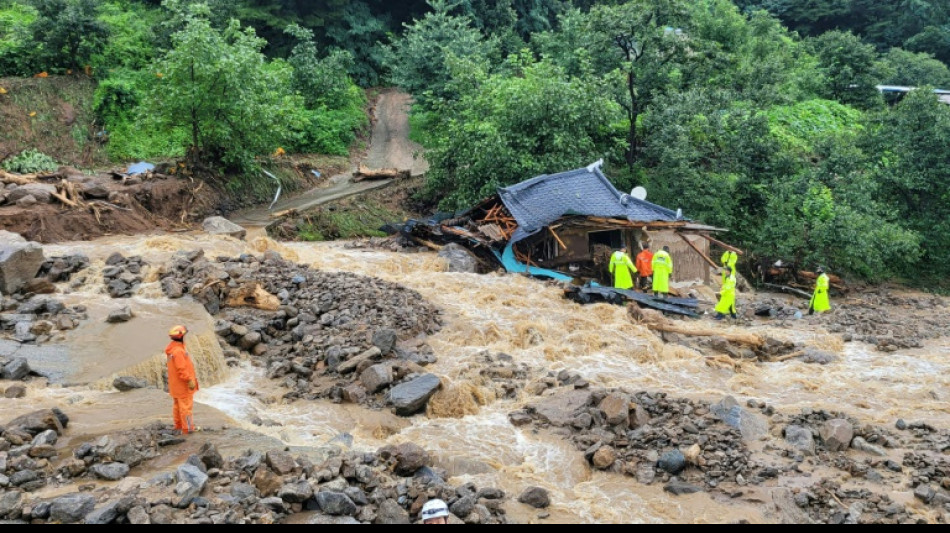 Cor&eacute;e du Sud: au moins 22 morts et 14 disparus dans des inondations