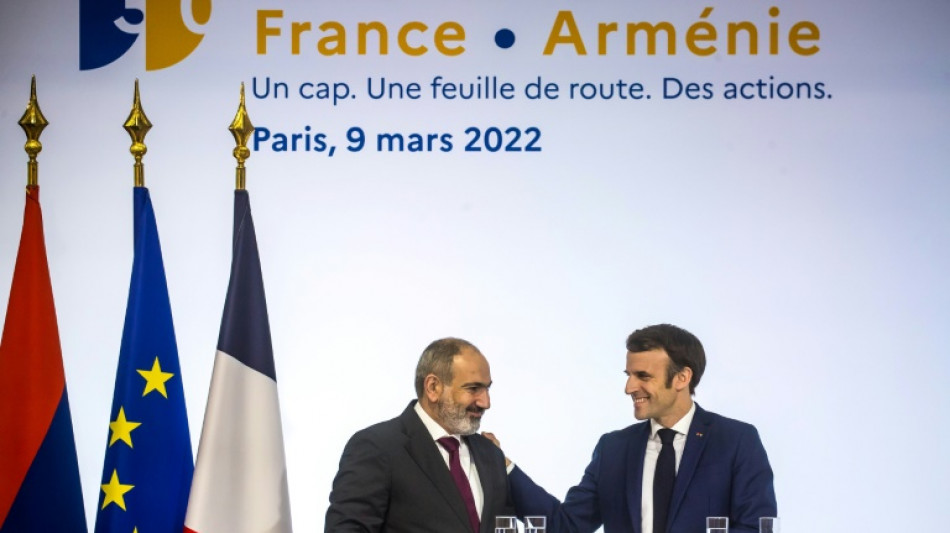 Macron affirme un "soutien ind&eacute;fectible" &agrave; l'Arm&eacute;nie sur fond de guerre en Ukraine