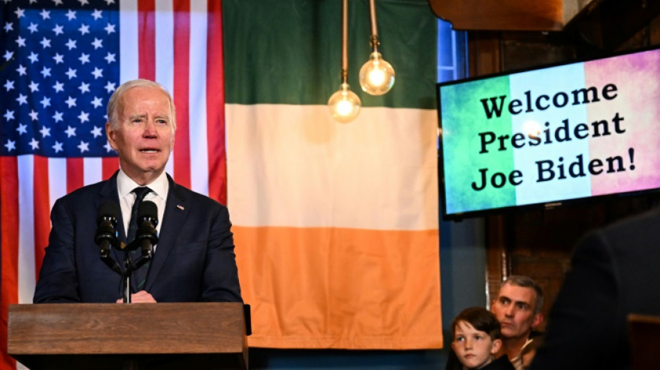 Biden &agrave; Dublin, sur les traces de ses anc&ecirc;tres et de JFK