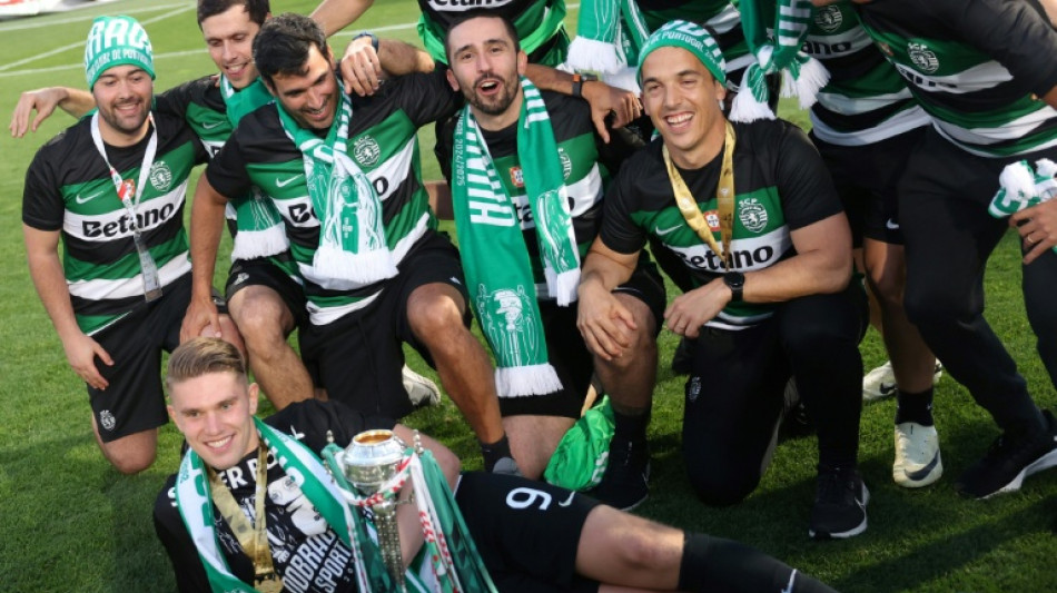 Sporting beat Benfica in cup final to complete double