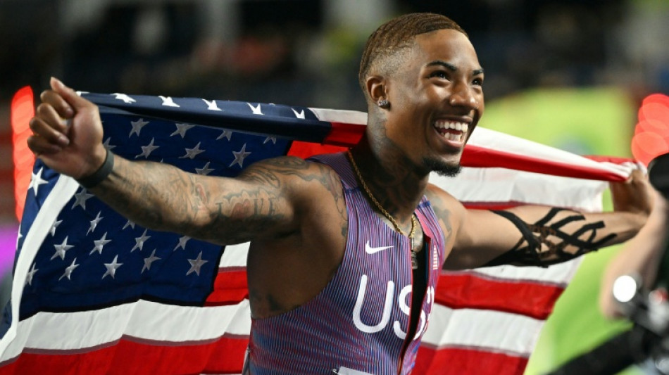 Athl&eacute;tisme: sans complexe, le jeune Am&eacute;ricain Anthony d&eacute;croche l'or mondial sur 60 m