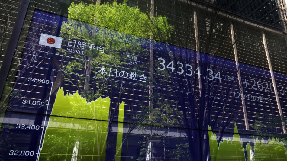 Borsa: Tokyo, chiusura in rialzo (+0,41%)