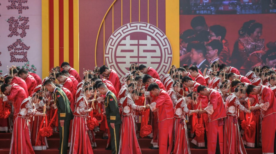El número de matrimonios en China cayó un 20,5% en 2024