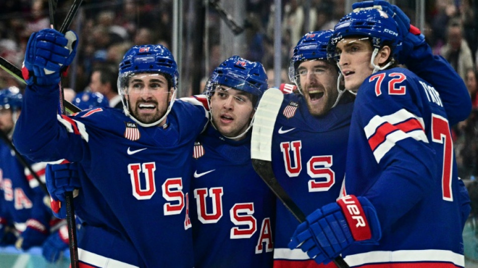 Team USA men see off dogged Denmark in Olympic ice hockey