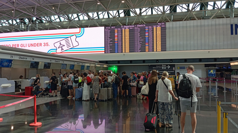 Boom di passeggeri nei mesi estivi negli aeroporti italiani