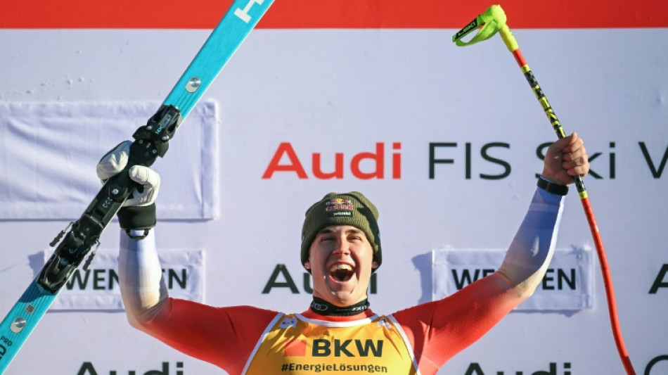 Super-G de Wengen: premi&egrave;re pour von Allmen, l'&eacute;ni&egrave;me fus&eacute;e suisse