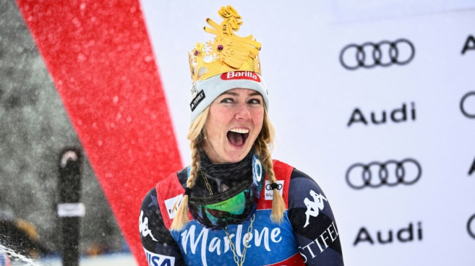 Ski alpin: la g&eacute;ante Shiffrin d&eacute;passe Vonn et fond sur Stenmark