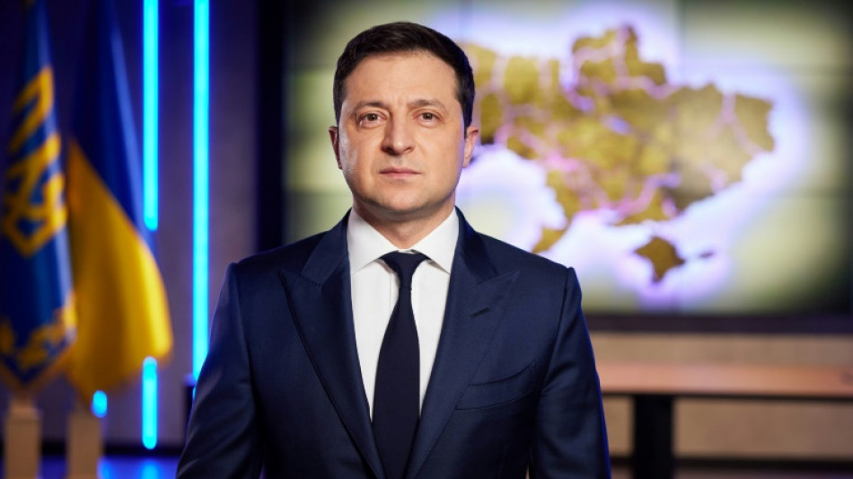 Zelensky, de la t&eacute;l&eacute;vision &agrave; l'Ukraine en guerre
