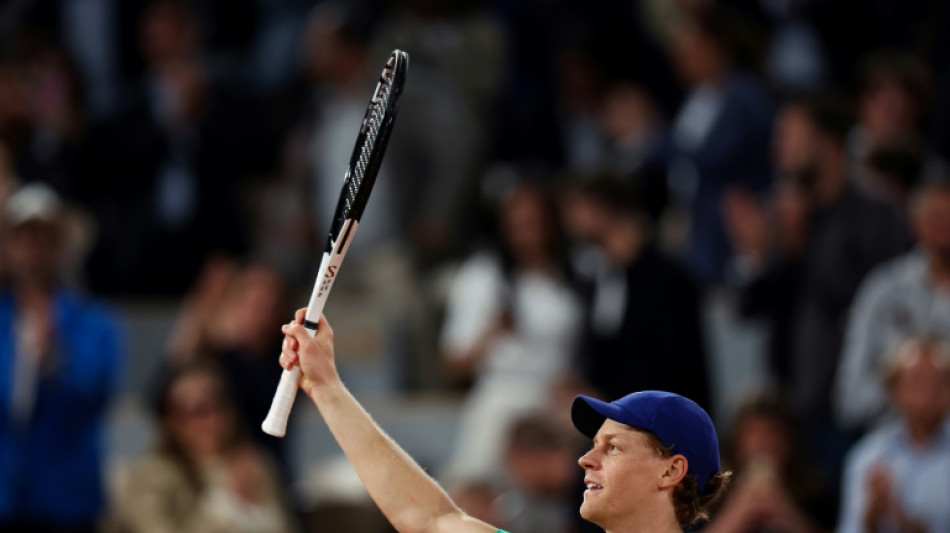 Sinner crushes Rublev to reach Roland Garros last eight