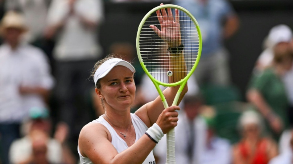 Krejcikova toughs it out in Wimbledon opener, Sinner cruises