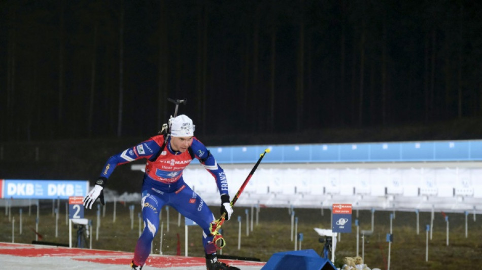 Biathlon: trois ans apr&egrave;s, Jacquelin renoue avec la victoire
