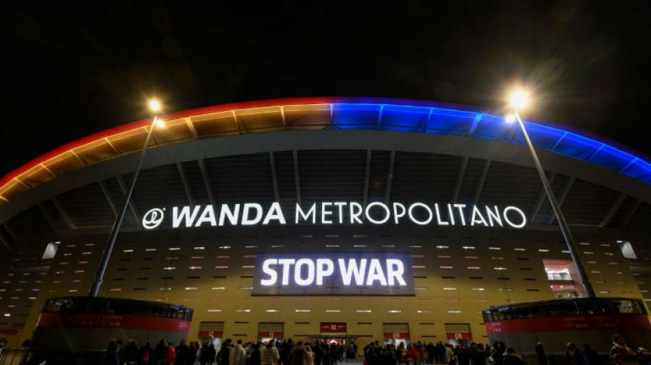 Les sportifs affichent leur solidarit&eacute; avec l'Ukraine