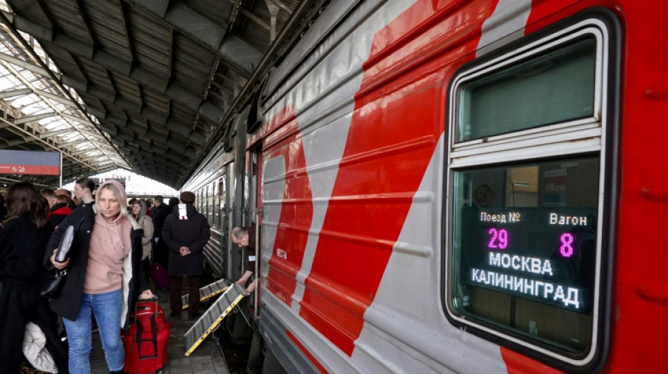 On board the Cold War-style sealed train from Moscow to Kaliningrad