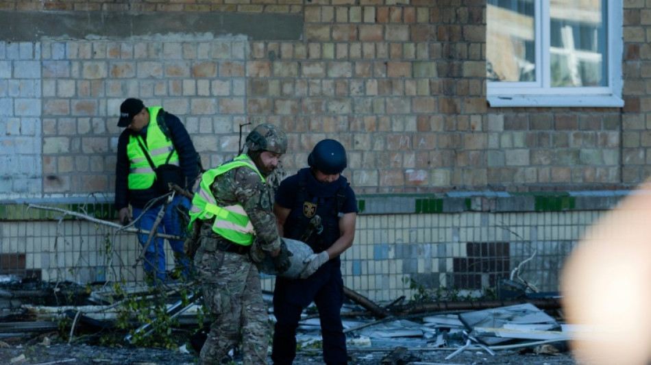 Two Russian drones hit major bridge in Kyiv