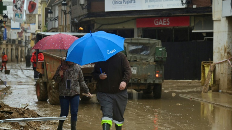 Erneut h&ouml;chste Unwetter-Warnstufe in von Flutkatastrophe verw&uuml;steter Region Spaniens