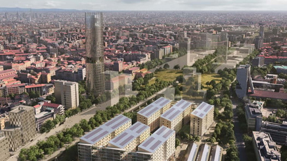 La ministra olandese Klever al Villaggio Olimpico di Milano