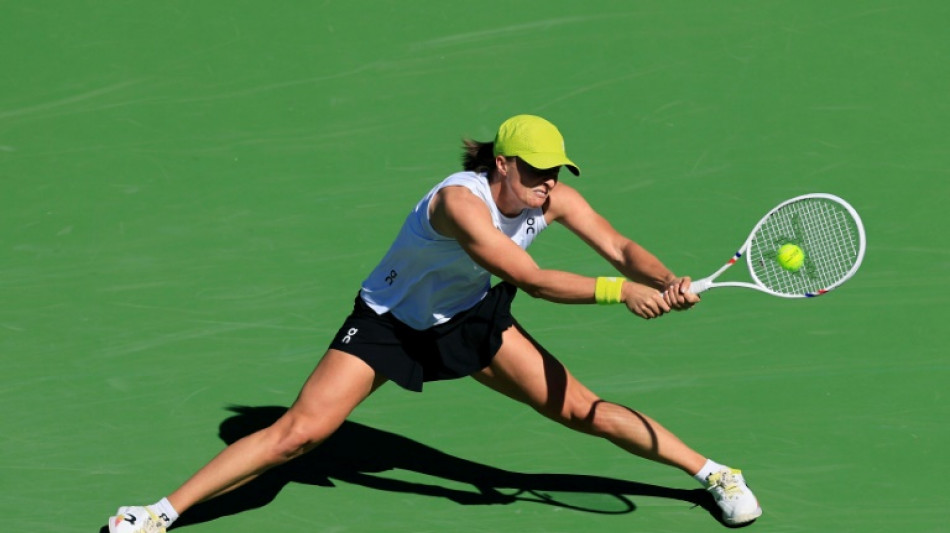 Indian Wells: Swiatek d&eacute;roule au 3e tour, Medvedev passe en dix minutes