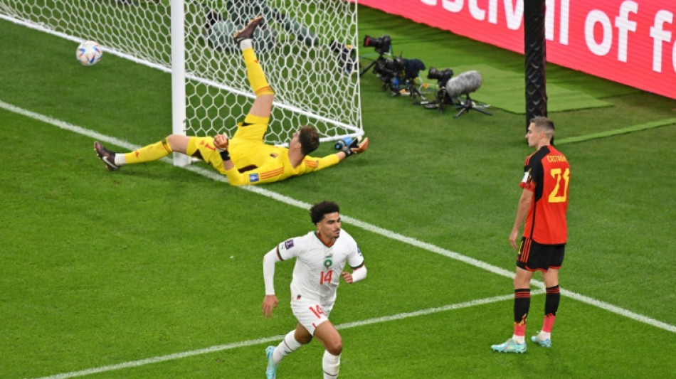 Mondial: le Maroc punit une terne Belgique et peut r&ecirc;ver des huiti&egrave;mes