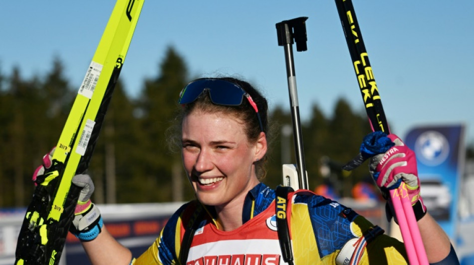 Biathlon: la Su&eacute;doise Hanna Oeberg sacr&eacute;e championne du monde de l'individuel