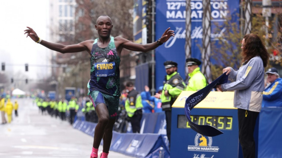 Marathon de Boston: Evans Chebet exulte, Eliud Kipchoge d&eacute;chante