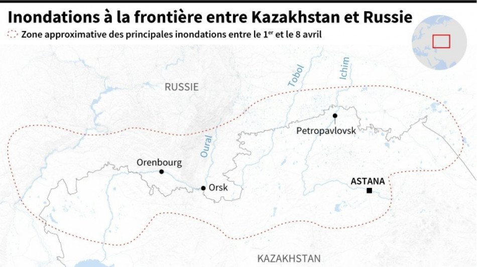 Inondations Russie et Kazakhstan: situation "critique" et &eacute;vacuation d'urgence &agrave; Orenbourg