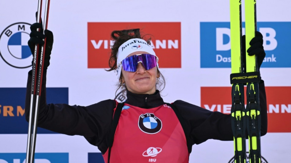 Biathlon: Jeanmonnot et les Bleus sur leur nuage &agrave; Anterselva