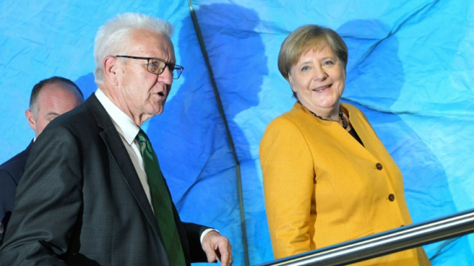 Merkel für Einsatz in Pandemie mit baden-württembergischer Staufermedaille geehrt