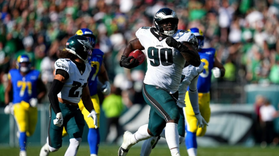 Hurts and last-play block lift Eagles over Rams in NFL thriller