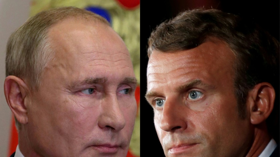 Macron wirft Putin bei Fl&uuml;chtlingskorridoren "moralischen Zynismus" vor