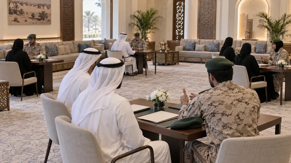 الحرس الوطني الإماراتي يختتم حملة الاستقطاب في مجالس الإمارات