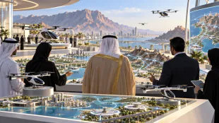 سعود بن صقر يتابع تطوير منظومة التنقل الجوي في رأس الخيمة