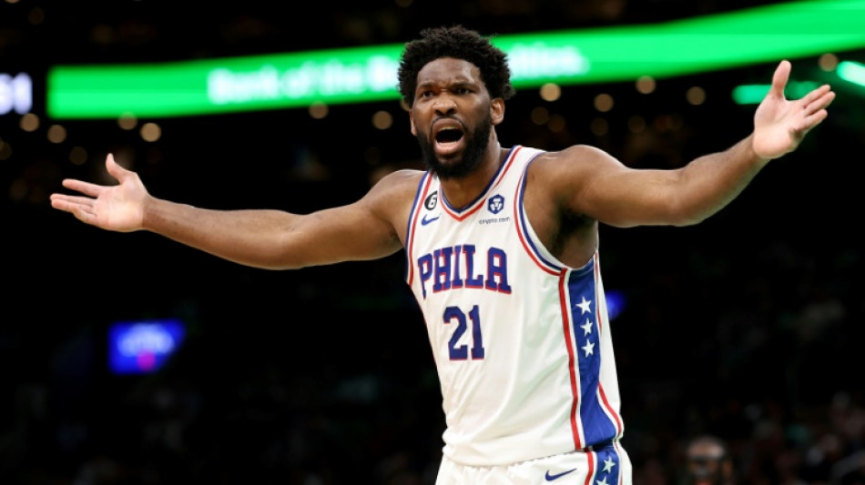 Embiid, Sixers close on series win after downing Celtics 