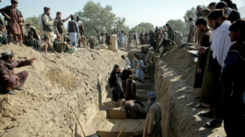 Afghans mourn villagers killed in Pakistani strikes