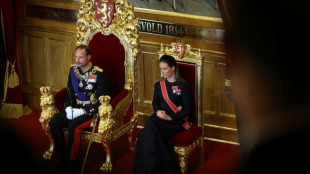 Norwegens neuer K&ouml;nig Haakon VIII. leistet im Parlament Eid auf die Verfassung