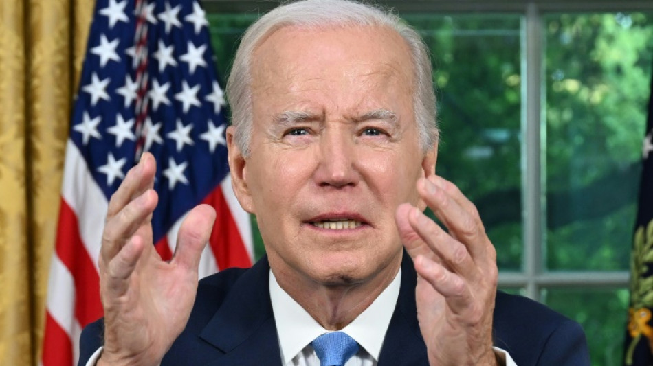 Biden: Kompromiss im US-Kongress verhinderte "katastrophalen" Zahlungsausfall