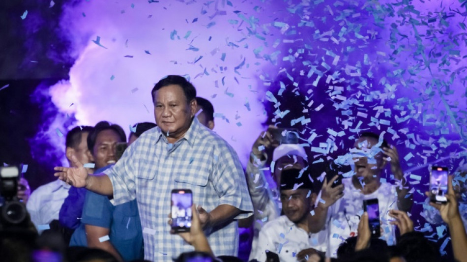Pr&eacute;sidentielle en Indon&eacute;sie: large victoire en perspective pour Prabowo Subianto