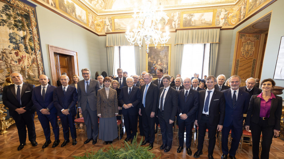 Comitato Leonardo da Mattarella con i vincitori premio 2025