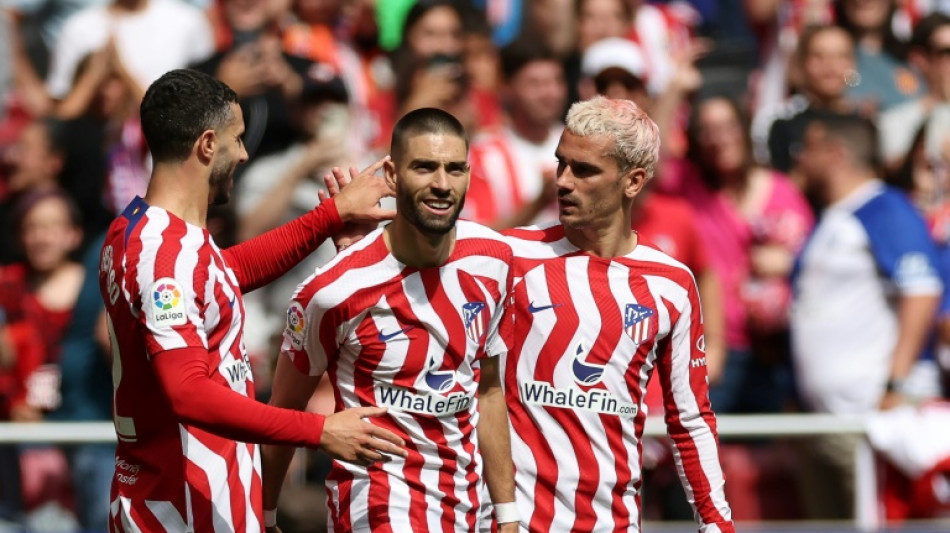 Espagne: l'Atl&eacute;tico double le Real Madrid, pi&eacute;g&eacute; &agrave; Valence
