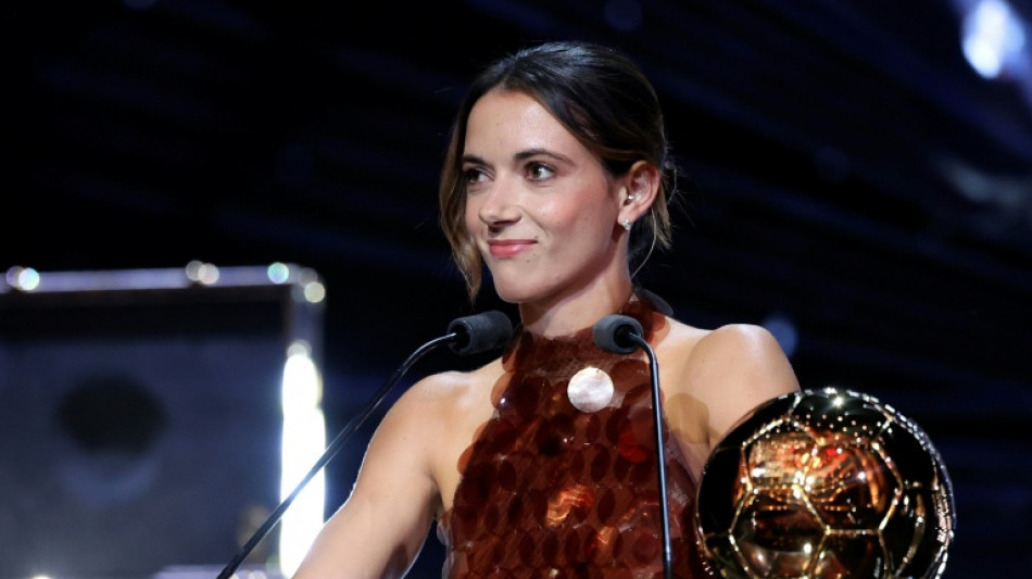 Spain's Aitana Bonmati wins Women's Ballon d'Or